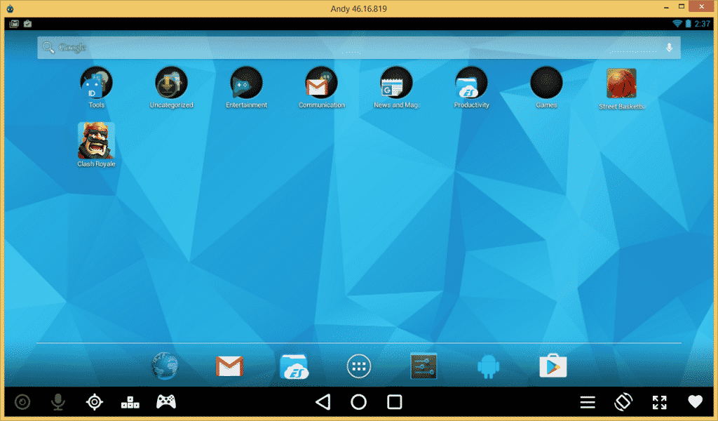 andyroid android emulator for mac os